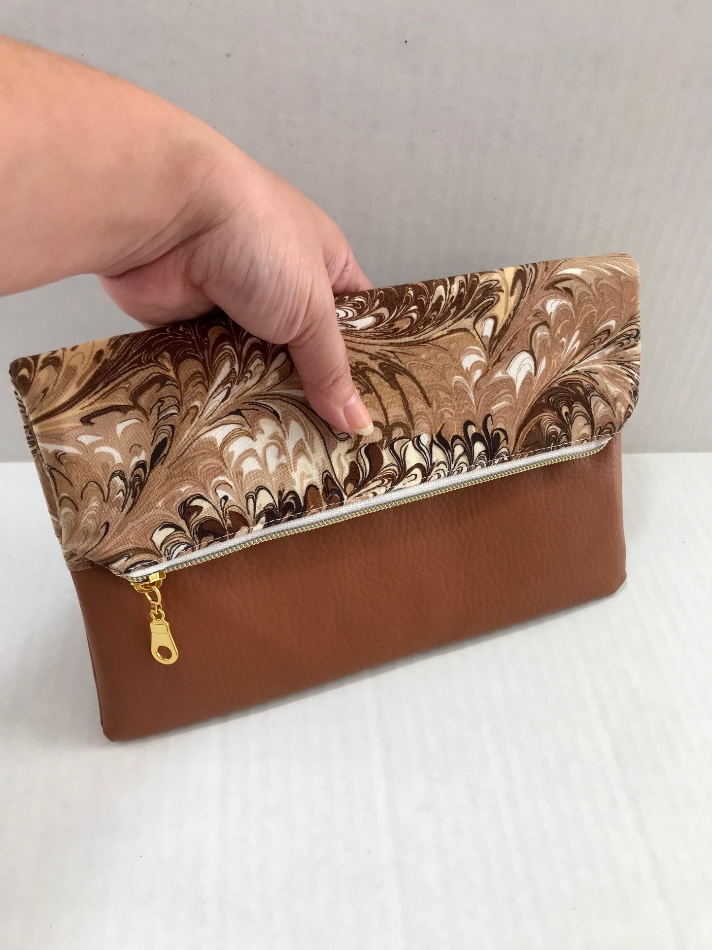 (RTS) Fold Over Clutch - Paisley / Assorted Colors